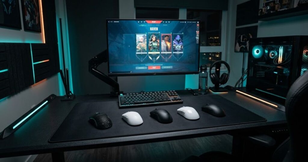 Gaming mouse shape comparison for Valorant aiming precision