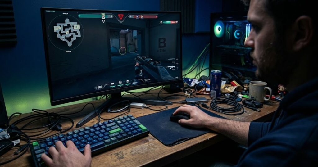 Incorrect arm aiming setup with poor mouse movement space