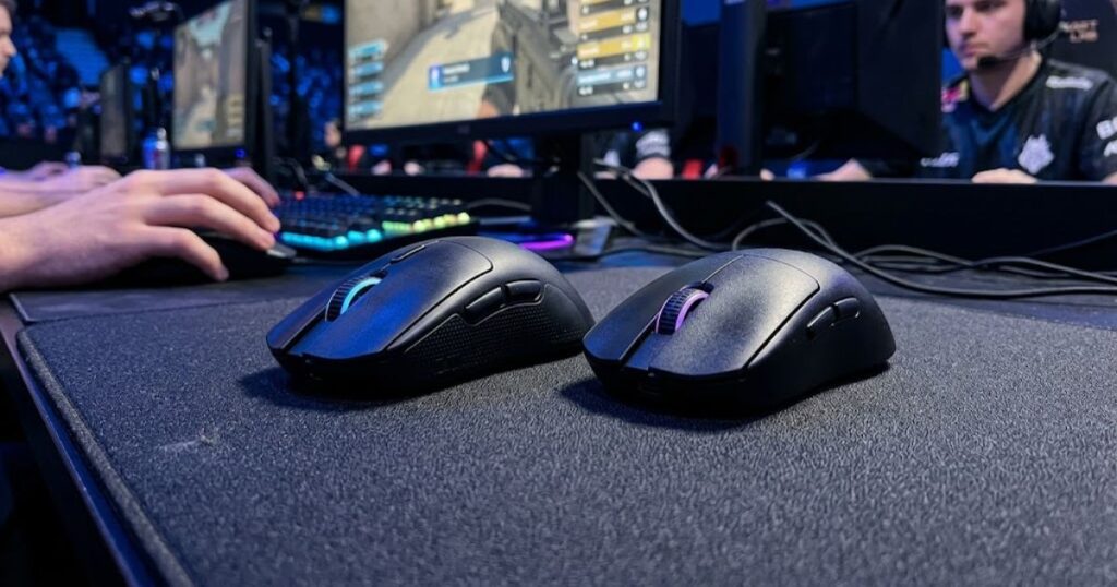 Lightweight gaming mouse and ergonomic shape comparison for Valorant flick aiming