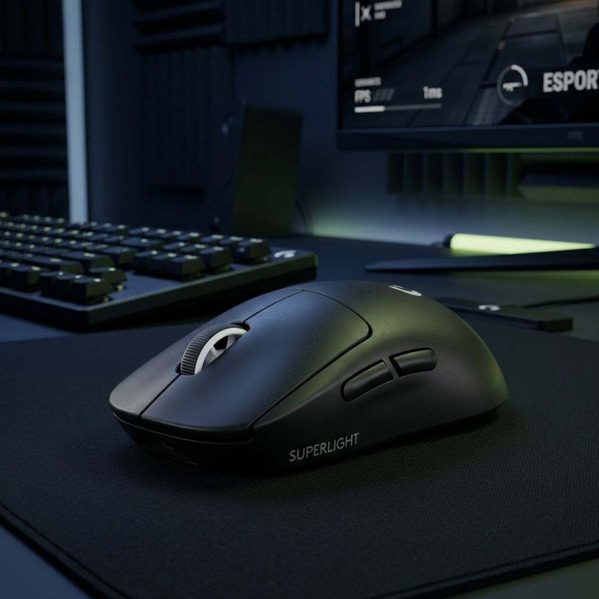 White Logitech G PRO X Superlight 2 wireless gaming mouse shown on a clean background for FPS tracking aim recommendations.