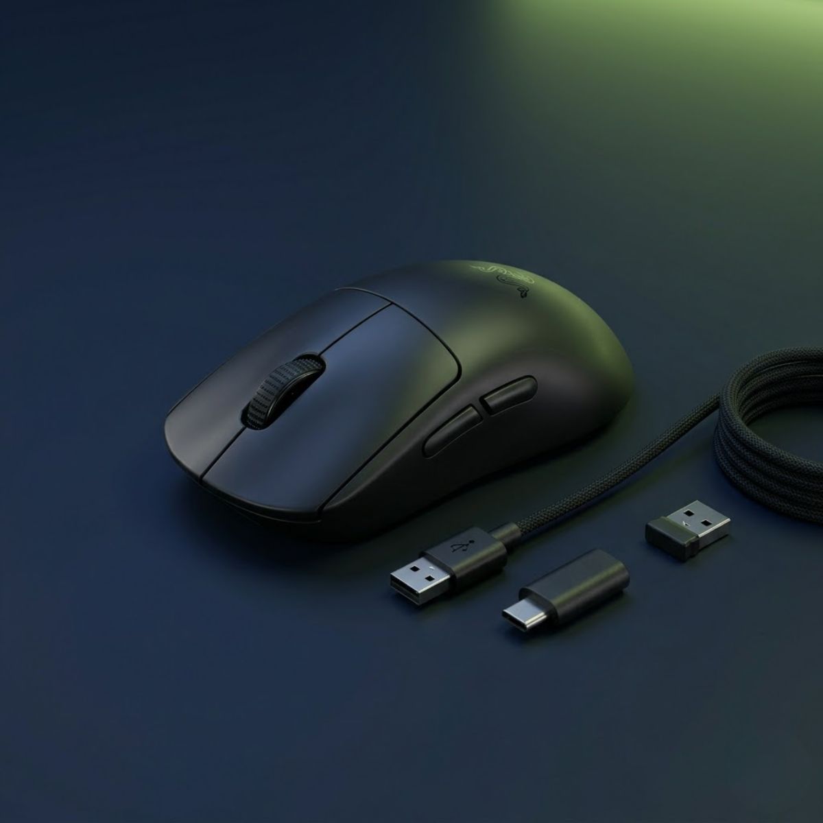 Black Razer Viper V3 Pro wireless gaming mouse shown on a clean dark background for tactical FPS players