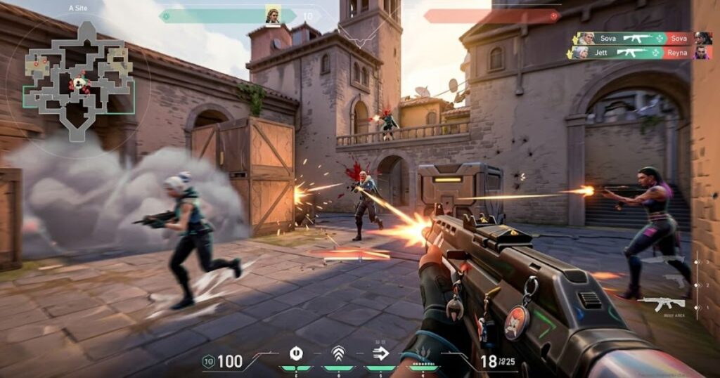 Valorant Deathmatch training for improving flick shot accuracy and target switching