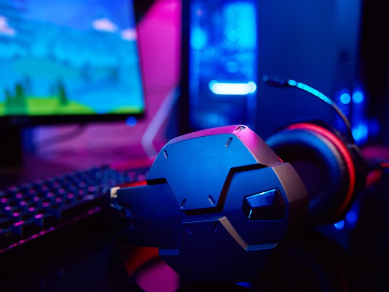 Gaming headset for audio detail and comfort