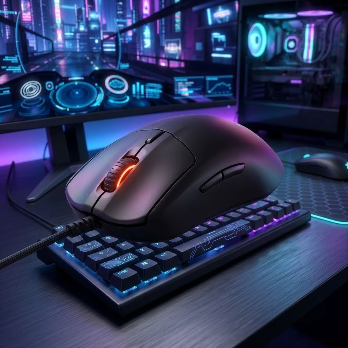 SteelSeries Prime esports gaming mouse with ergonomic shape and competitive optical switches designed for tactical FPS gaming